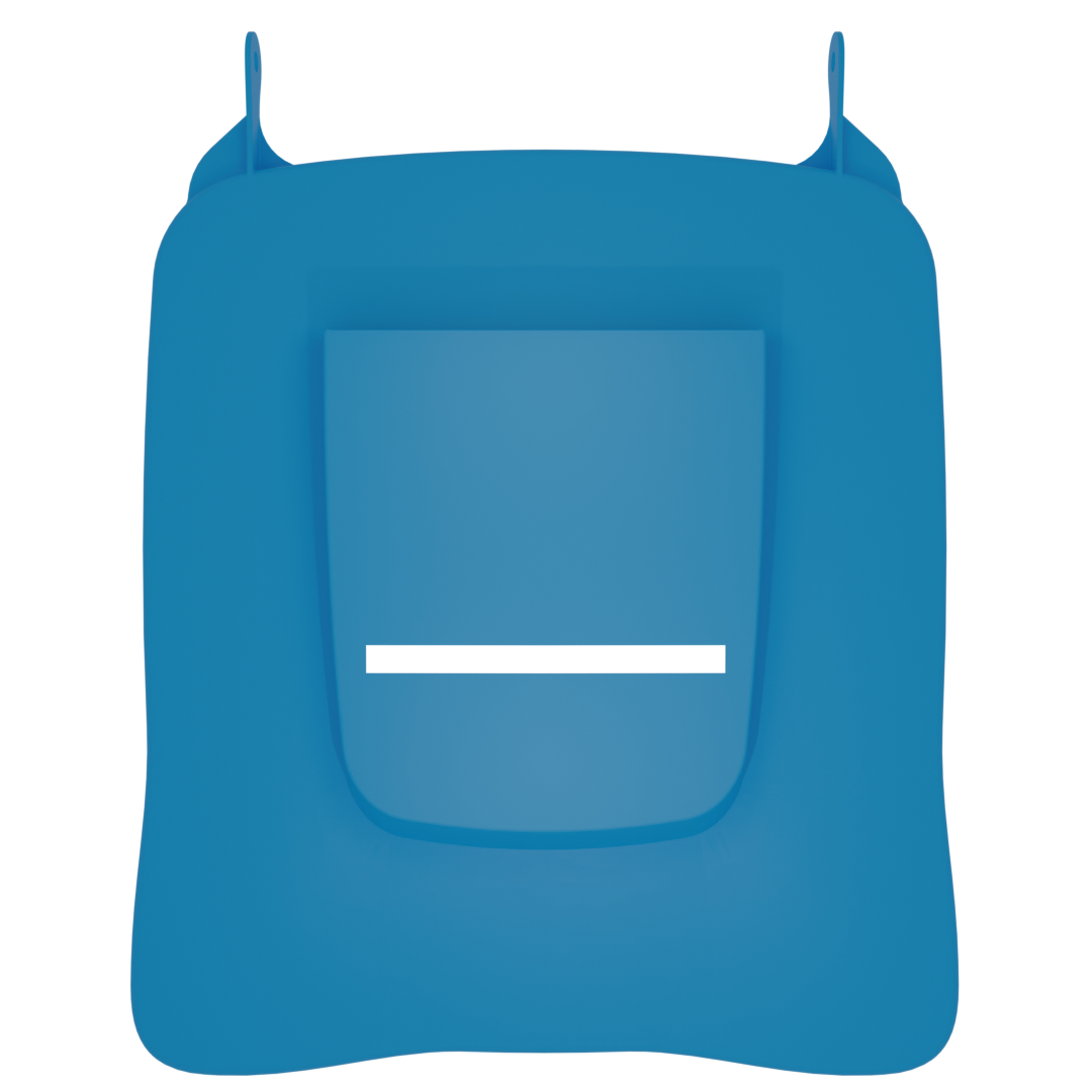 Security Shredding Blue Lid